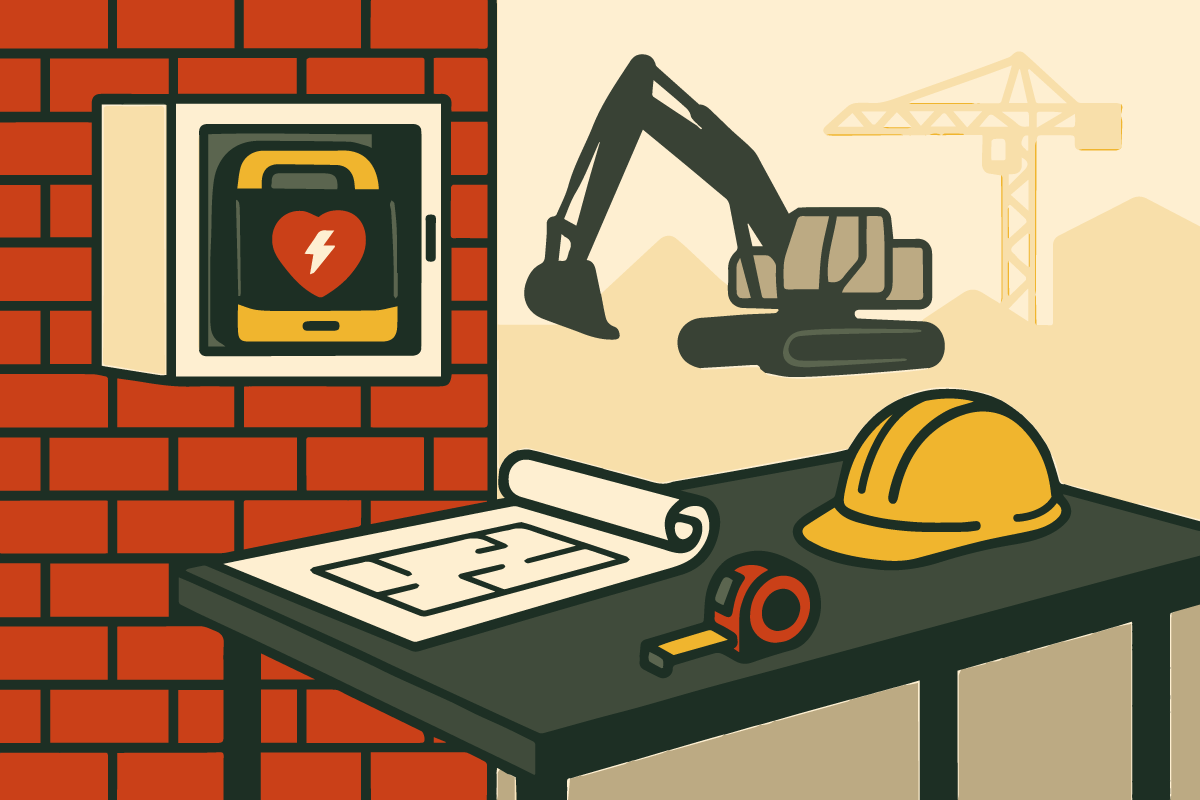 Why Your Construction Company Needs An AED