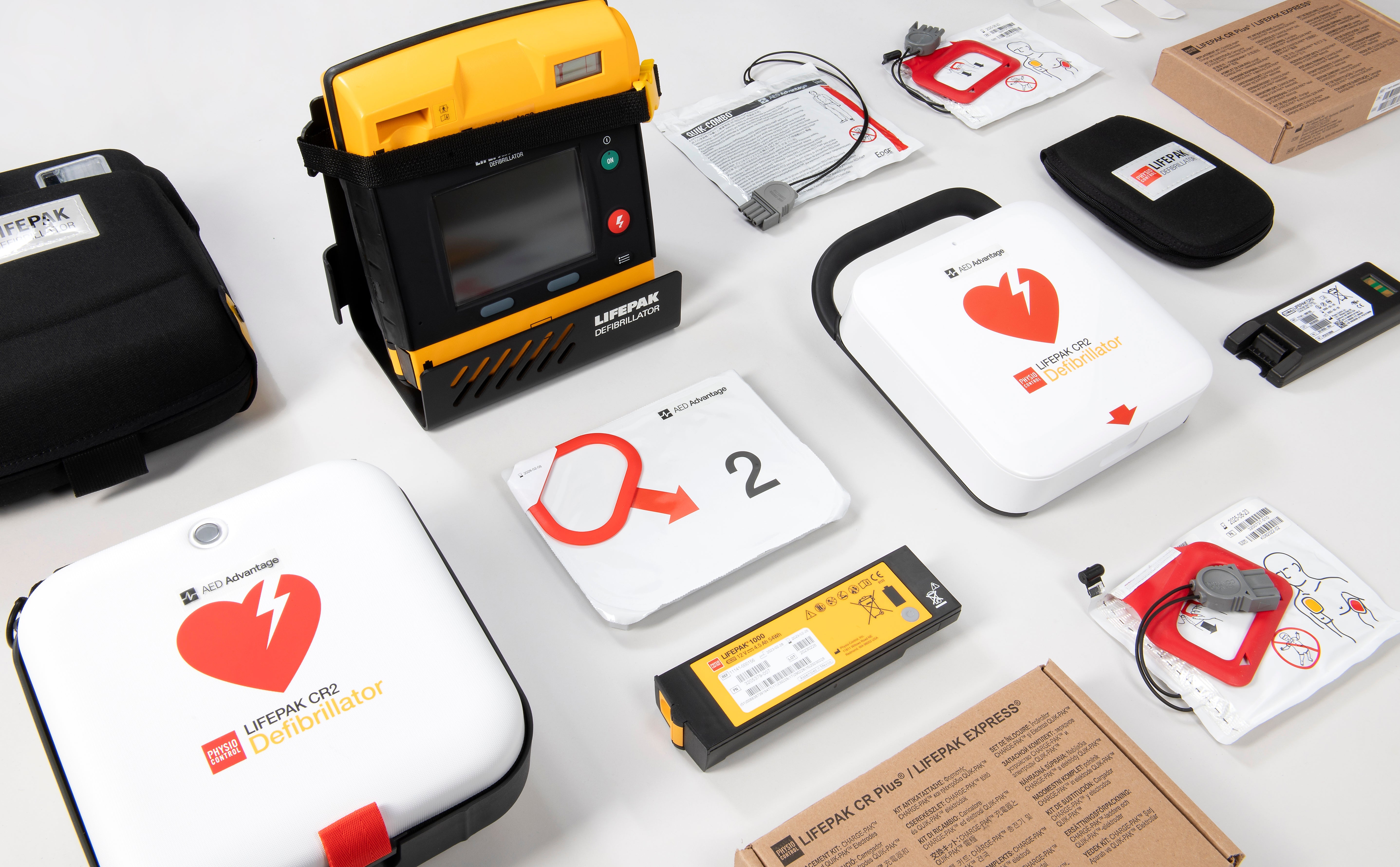 Stryker Physio-Control Pads & Batteries · AED Advantage Sales Ltd.