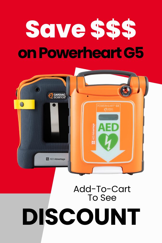 Save on Powerheart G5 at Checkout