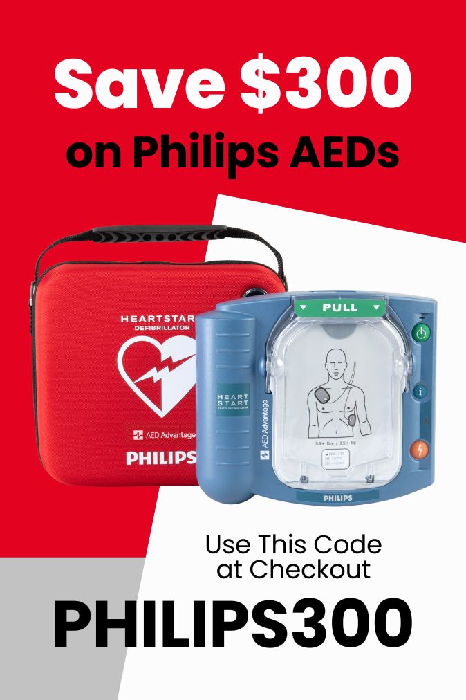 Save $300 on Philips AEDs w/ Code PHILIPS300