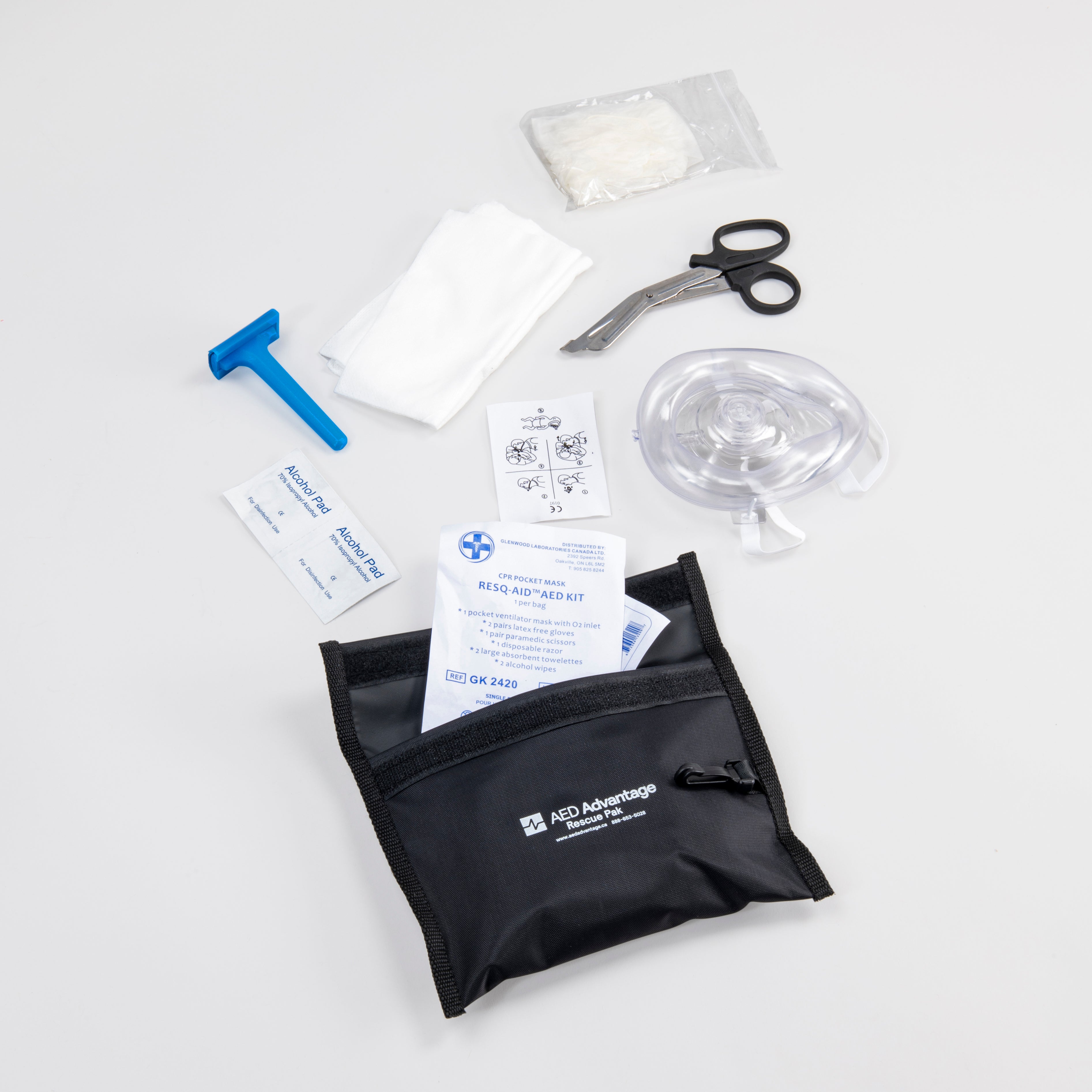 Philips HeartStart OnSite Hang it Up AED Bundle